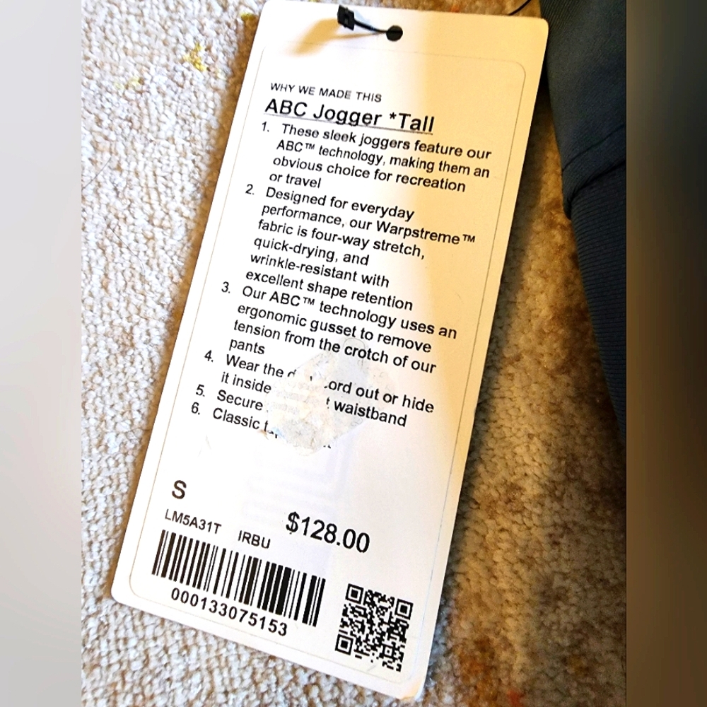 Lululemon ABC Jogger Pant Tall - NWT - Picture 8 of 15